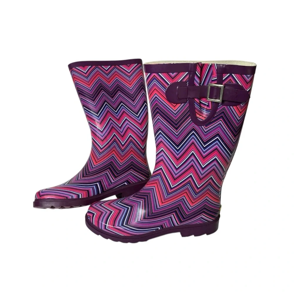 Western Chief Womens‎ 8 Vogue Purple Rain Work Boots